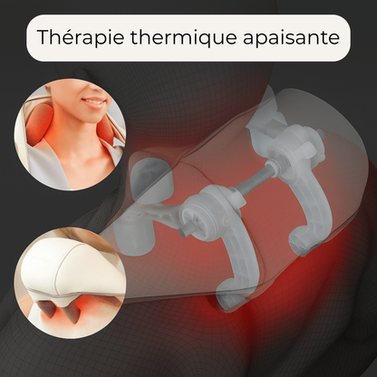 Alunéor™ - Masseur dos et cervicales chauffant