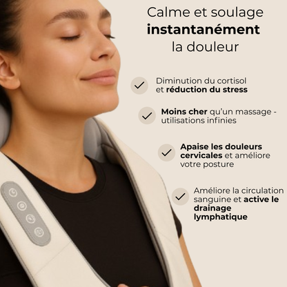 Alunéor™ - Masseur dos et cervicales chauffant